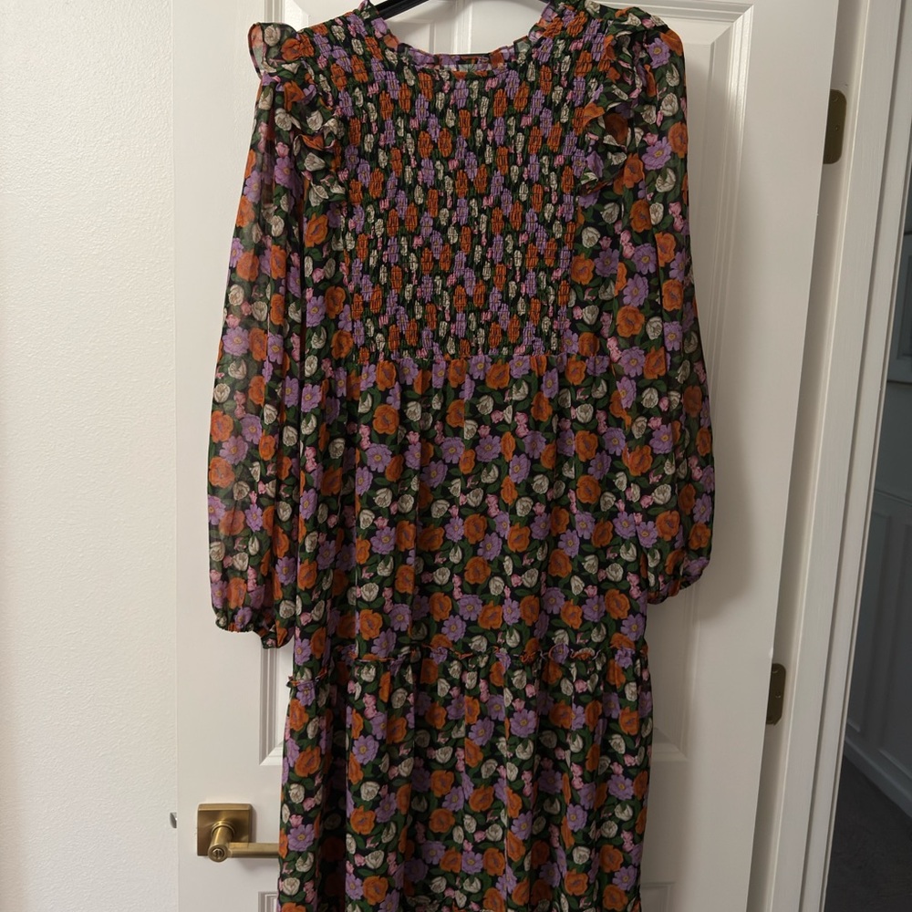 Mango Multicolor Floral Dress